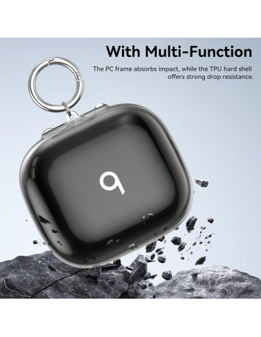 Funda TPU SkyArmor para Powerbeats Pro 2 - Negro Transparente