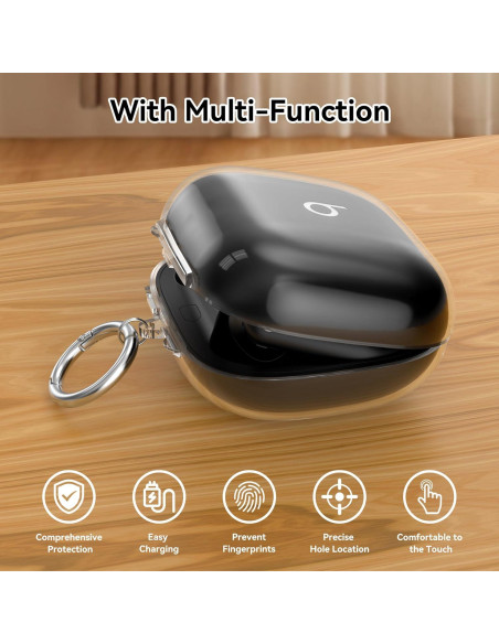 Funda TPU SkyArmor para Powerbeats Pro 2 - Negro Transparente