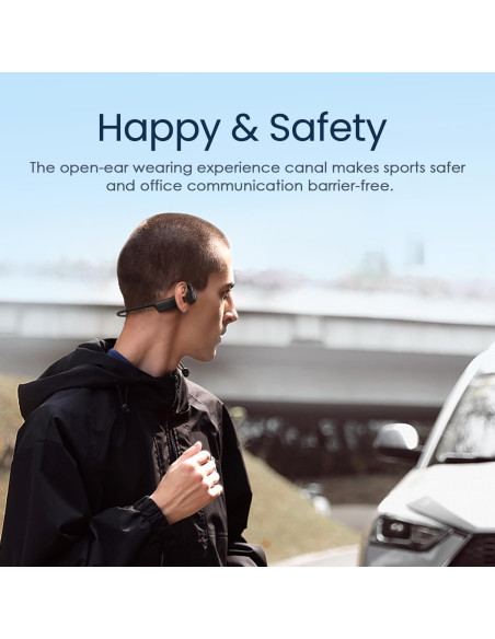 Auriculares Inalámbricos Bluetooth 5.3 GLANA K08 - Conducción Ósea, IPX5, 180mAh