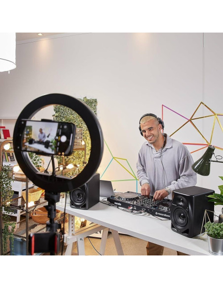 Monitores Activos Pioneer DM-50D 5" con Cables TRS Profesionales