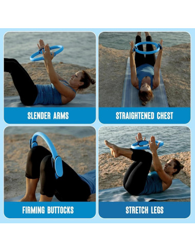 Anillo de Fitness Genérico 35.56 cm con Mangos Acolchados