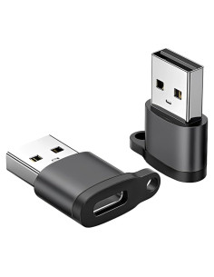 Adaptador USB a USB-C USHEMI Paquete de 2 - Cargador Tipo-C