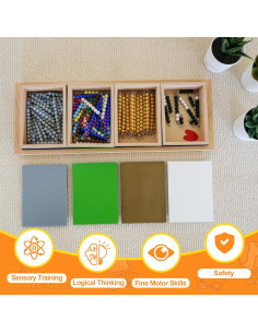 Juego de Snake de Sustracción Montessori Outlet 3-6 Años 2