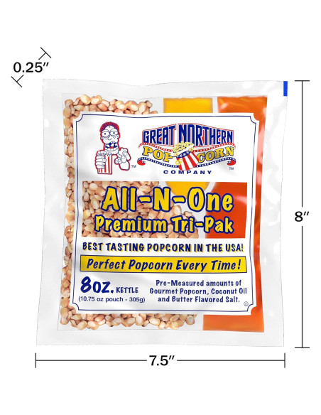 Paquetes de Palomitas Estilo Cine Great Northern 40 Unidades