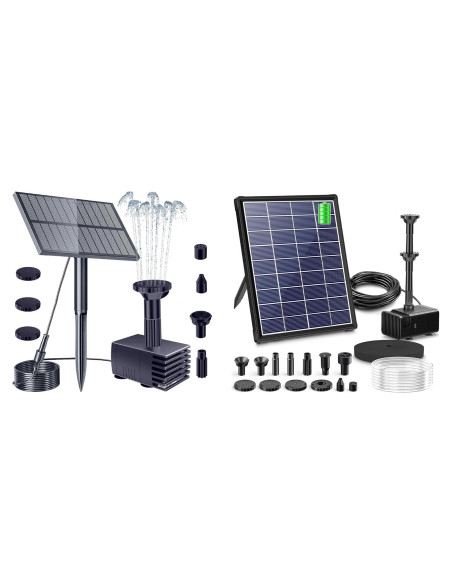 Bomba de Agua Solar Biling para Jardín y Baño de Aves 250 L/h