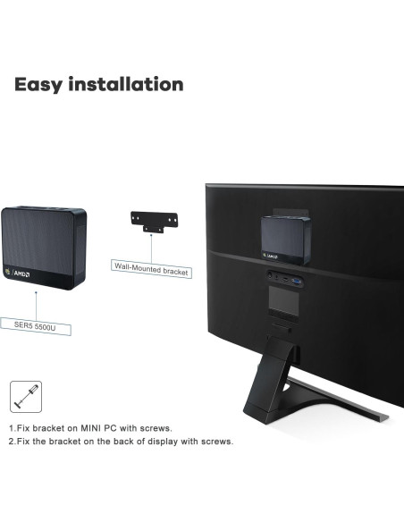 Mini PC Beelink SER5 Ryzen 5 5500U 32GB RAM 500GB SSD
