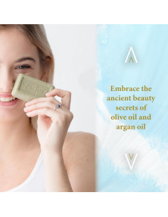 Jabón Natural Calithea 3 Pack - Aceite de Oliva y Argán 300g 2