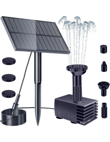 Bomba de Agua Solar Biling para Jardín y Baño de Aves 250 L/h
