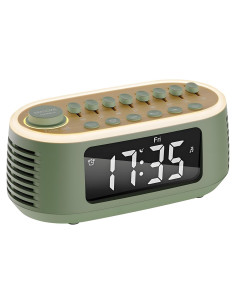 Altavoz Bluetooth CYBORIS T203 con Reloj Despertador y Luz RGB