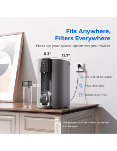 Sistema de Ósmosis Inversa Waterdrop C1-G 6 Etapas Caliente 2