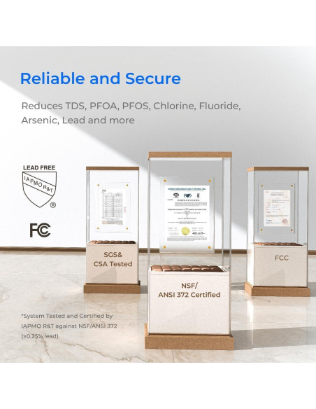 Sistema de Ósmosis Inversa Waterdrop C1-G 6 Etapas Caliente