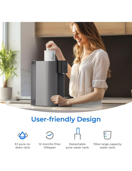 Sistema de Ósmosis Inversa Waterdrop C1-G 6 Etapas Caliente