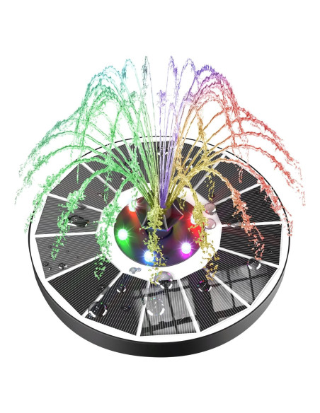 Fuente Solar SZMP 3.5W con Batería 2000 y 7 Boquillas