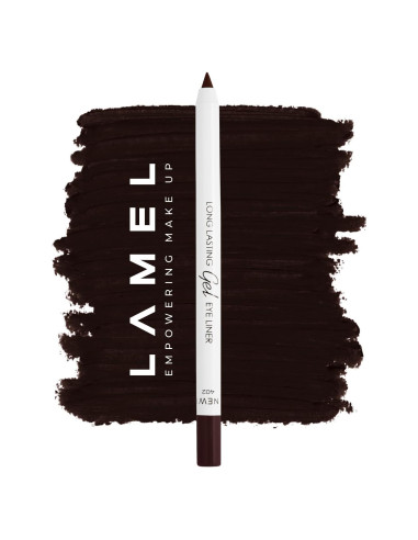 Delineador en Gel LAMEL 402 Marrón Profundo Impermeable
