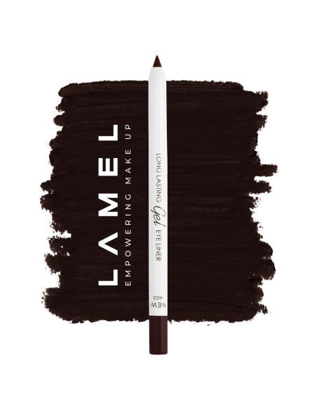 Delineador en Gel LAMEL 402 Marrón Profundo Impermeable