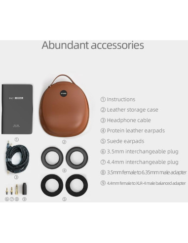 Auriculares FiiO FT3 Dinámicos 60mm Alta Resolución