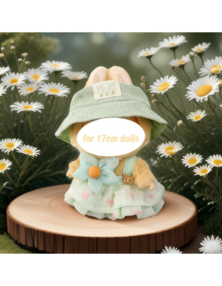 Conjunto de Ropa para Muñeca 17cm KPWIN Vestido Verde Conjunto de Ropa para Muñeca 17cm KPWIN Vestido Verde