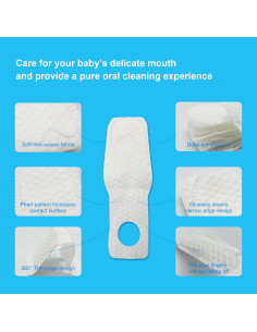 Limpiador Oral de Dedo BabyPearl 42 Unidades para Bebés 2