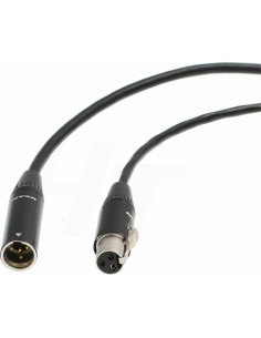 Cable Adaptador de Audio Shure TA4M a AKG TA3F 15cm 2