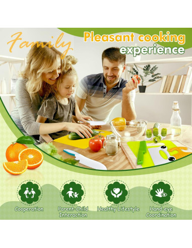 Conjunto de cuchillos para niños Chanking 13 piezas seguro