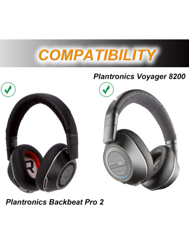 Almohadillas de Reemplazo UOWGA para Auriculares Plantronics Voyager 8200 UC