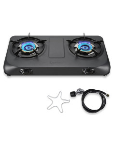 Estufa de Propano 2 Quemadores BesNerg 27200 BTU Alta Eficiencia