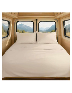 Juego de Sábanas Premium Algodón Egipcio NON Sticky 4 Piezas 60x75