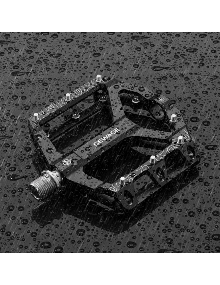 Pedales de Bicicleta GEWAGE Planos Antideslizantes 100x121.5mm