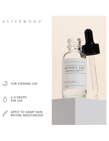Suero Asterwood Matrixyl 3000 + Argireline 30 ml y Niacinamida 30 ml