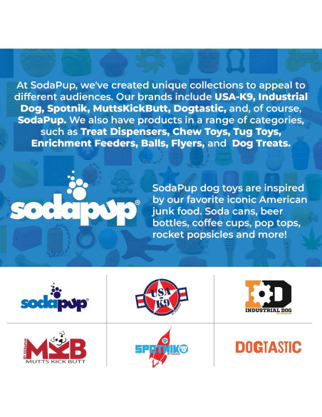 Juguete para Masticar SodaPup Hueso de Miel Grande 15.88cm