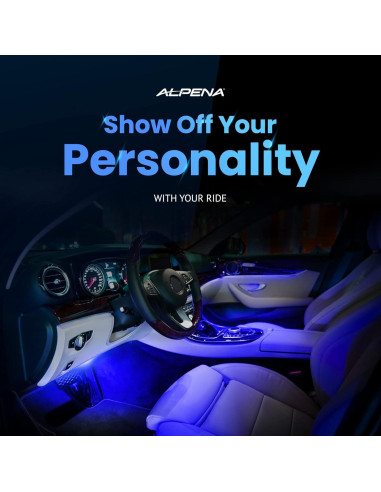 Kit de Inicio de Tira de Luz LED Alpena 61 cm Azul 12V