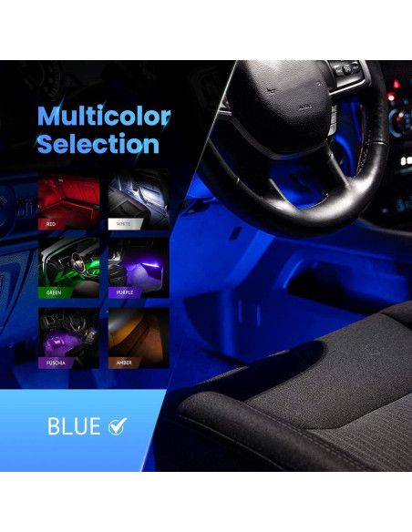 Kit de Inicio de Tira de Luz LED Alpena 61 cm Azul 12V