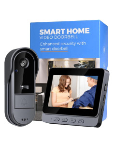 Timbre de Video Inalámbrico Winnes M16A con Pantalla 4.3"