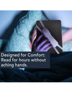 Soporte Ergonómico de Silicona para Kindle y Tabletas - Gris 2