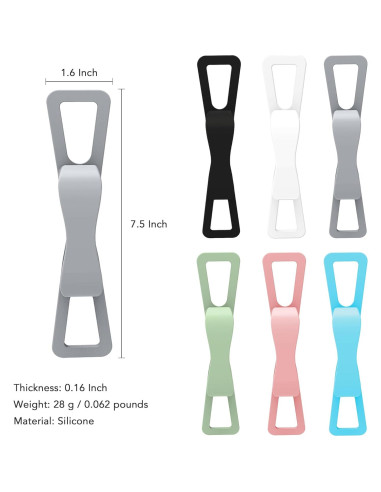 Soporte Ergonómico de Silicona para Kindle y Tabletas - Gris