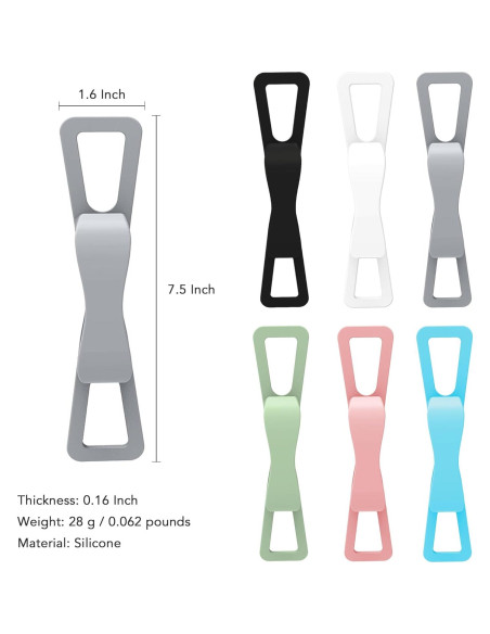 Soporte Ergonómico de Silicona para Kindle y Tabletas - Gris