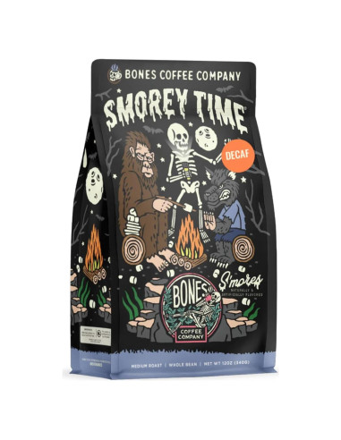 Café Descafeinado S'mores Bones Coffee 340g Grano Entero