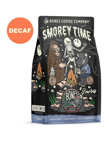 Café Descafeinado S'mores Bones Coffee 340g Grano Entero