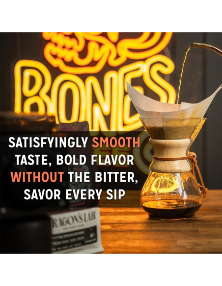 Café Descafeinado S'mores Bones Coffee 340g Grano Entero