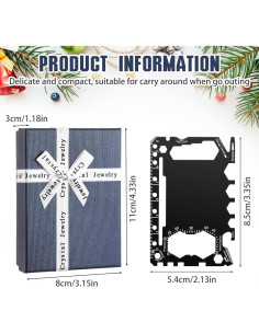 Multiherramienta de Supervivencia Tarpop 46 en 1 Acero Inoxidable 2