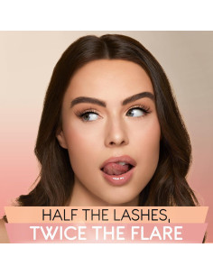 Pestañas Postizas Ardell Half Naked 421 - 5 Pares, Ojo de Gato 2