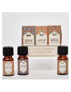 Juego de Aceites Esenciales Dukhni Oud 3 x 10ml Aromaterapia