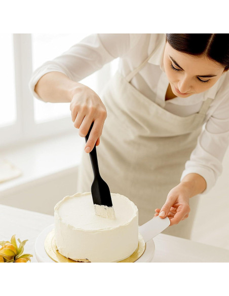 Conjunto de Espátulas de Silicona HANSGO 6PCS Grado Alimenticio Conjunto de Espátulas de Silicona HANSGO 6PCS Grado Alimenticio