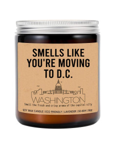 Vela Aromática de Cera de Soja 8oz Lavanda - Alivio Estrés