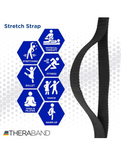 Correa de Estiramiento THERABAND 147 cm para Flexibilidad 2
