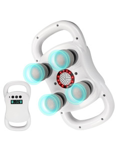 Pistola de Masaje SUPBAND HY-ST2024, 4 Cabezas, Alivio Muscular