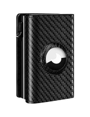 Billetera Minimalista para Hombres Ridge Carbono RFID 1-7 Tarjetas