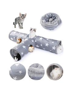Túnel para Mascotas JanYoo 3 Vías Estrella 127x102 cm