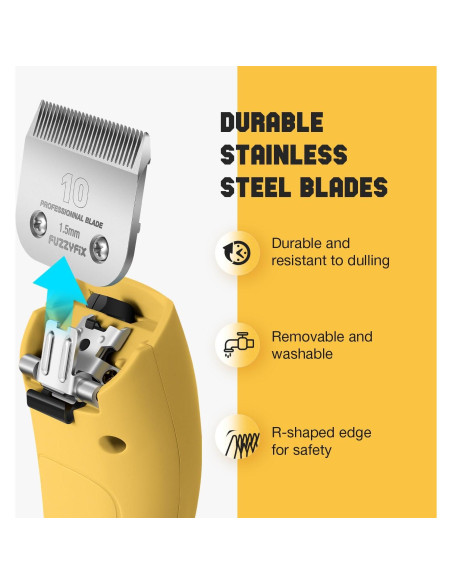 Cortadora de Pelo Inalámbrica FuzzyFix PC615YX 2 Velocidades Cortadora de Pelo Inalámbrica FuzzyFix PC615YX 2 Velocidades