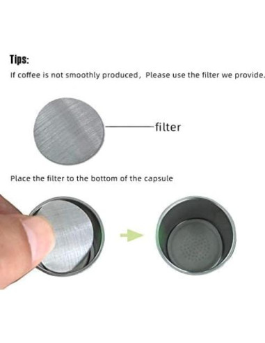 Cápsula de Café Reutilizable Capsulone para Illy X1 X7 X9